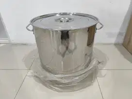 HOME LINE Panci Stock Pot Stainless 45 CM TEBAL