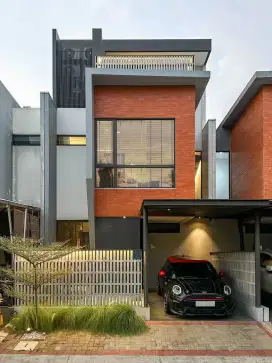 Rumah moden fully furnished premium di Kebayoran Jaya Bintaro Sektor 7