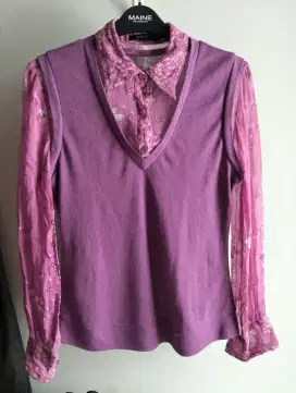 Kemeja Kaos Blend Silk