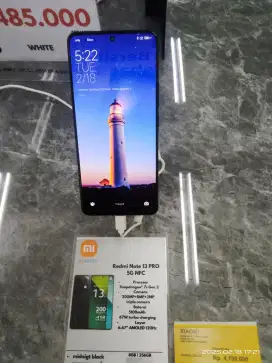 Yukk cicilan tanpa DP Xiaomi redmi note 13 pro 5Gb 8Gb 256Gb black,