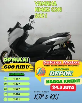 YAMAHA NMAX CON TAHUN 2021 cash / kredit tuker tambah bisa minat wa