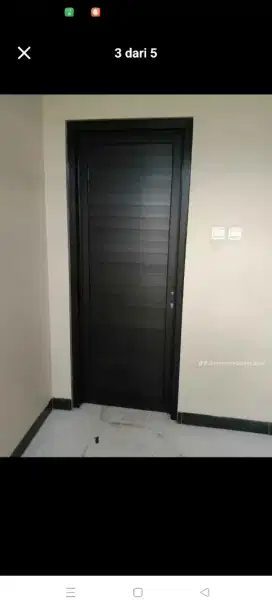 Jual kusen pintu satu dan pintu dua dari bahan aluminium dan kayu