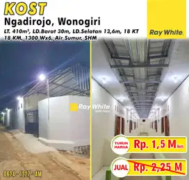 Dijual Kost Baru Bagus Siap Huni di Ngadirojo, Wonogiri