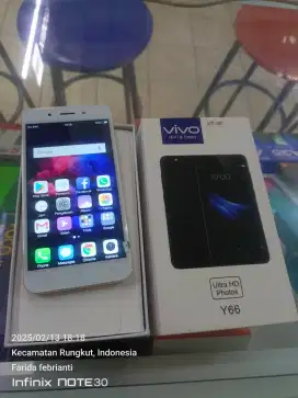 Vivo Y66 4/64gb bekas fullset normal bisa Tukar Tambah