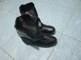 Sepatu PDL model double pakai resleting