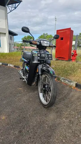 Honda Astrea Grand impressa hitam tahun 2000 Full restorasi