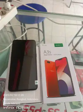 Oppo A3s 6/128 Bekas fullset normal bisa Tukar Tambah