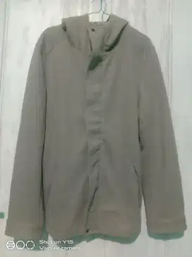 Jaket kain  kupluk trandy size L L / XL Merk Male & Co. Slim fit