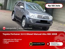 [ PAJAK PANJANG ] Toyota Fortuner 2.5 G Diesel MT Manual Abu 2008/2009
