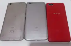 Redmi note 5a oppo a3s