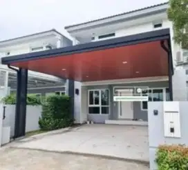Kanopi carport teres minimalis mewah atap galvalum