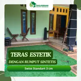 Rumput Sintetis untuk Teras Rumah Terdekat