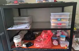 ETALASE MEJA KACA 2 SUSUN
