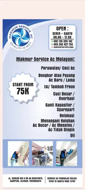 Makmur service ac amanah dan bergaransi
