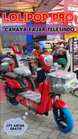SEPEDA LISTRIK PROSTREET LOLLIPOP PRO 600WATT NEW BERGARANSI