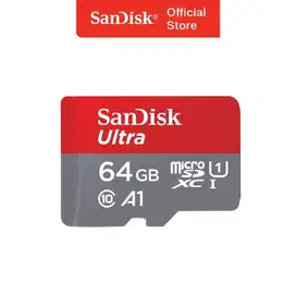 Kartu Memory MicroSD Sandisk Ultra UHS-I A1 64GB 140MBps - #IRone