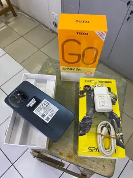 SECOND TECNO SPARK GO 1 4/128 KONDISI LENGKAP MULUS BOSQUH