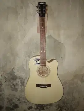 Gitar akustik fender custom second murah