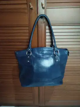 TAS  TOTE LONG HANDLE KULIT ASLI NOMINUS NOBRAND FREEONGKIRJABODETABEK