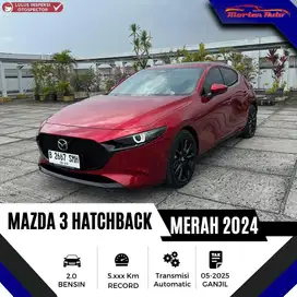 Mazda 3 Hatchback 2.0 AT Tahun 2024 Km 5 Rb Bergaransi Mesin