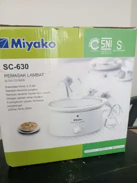 Slow cooker (Pemasak Lambat) Miyako  SC 630
