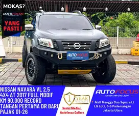 Tdp50JT NISSAN NAVARA VL 2.5 4x4 AT / 2017 HITAM