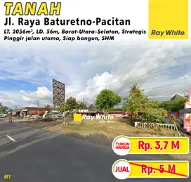 Tanah di Jl. Raya Baturetno Pacitan