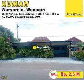 Dijual Rumah ASri, Strategis di Tepi Jalan Wuryorejo, Wonogiri