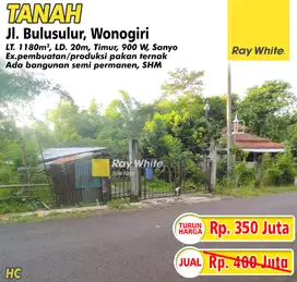 Dijual Tanah Jl. Bulusulur, Wonogiri