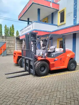 Jual Forklift Diesel HELI 7 Ton Lifting 4 Meter Engine ISUZU JAPAN