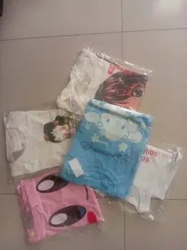 5pc  Kaos import Lucu&cantiq