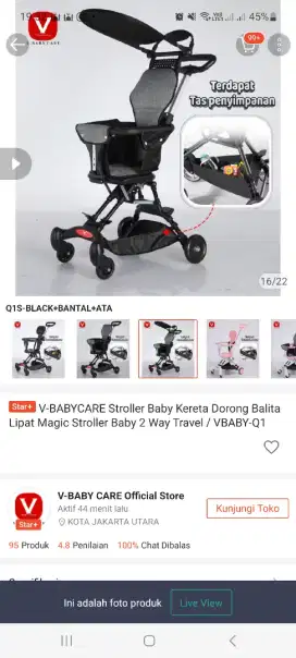 STROLLER V BABY