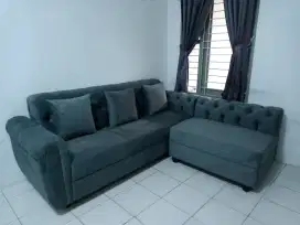 Sofa L eropa minimalis
