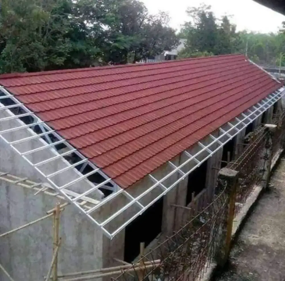 Baja ringan SNI renovasi dan pasang baru ganti atap lama