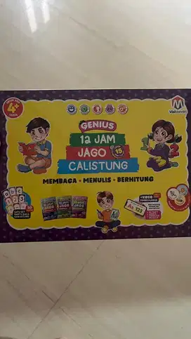 Buku belajar menulis dan membaca ( calistung )