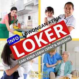 Loker wanita babysitter, suster lansia, dan art