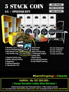 Paket Laundry Coin
