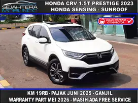 SUNROOF KM=19k SENSING Bunga=4% PAJAK=Juni Honda CRV Prestige 2023