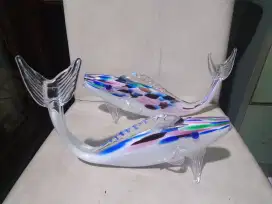 Sepasang ikan cristal murano
