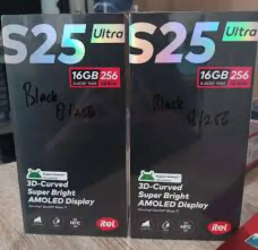 Itel S25 ultra 8/256 layar lengkung dabrom128gb termurah