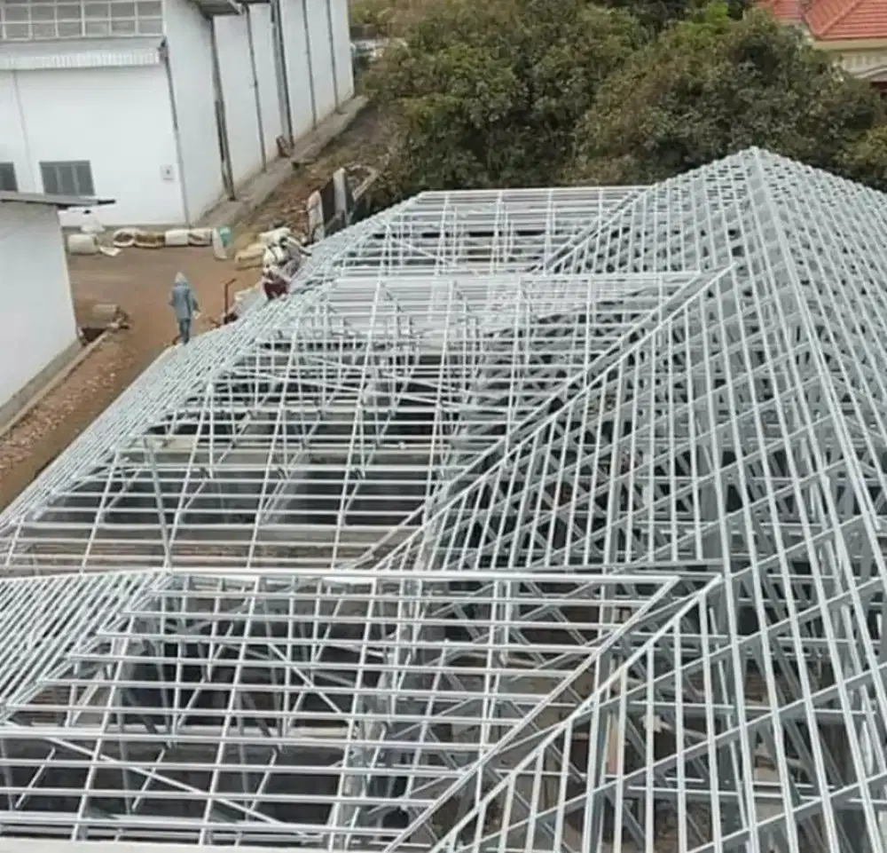 Baja ringan [0.75 SNI] renovasi bongkar pasang atap lama pasang baru