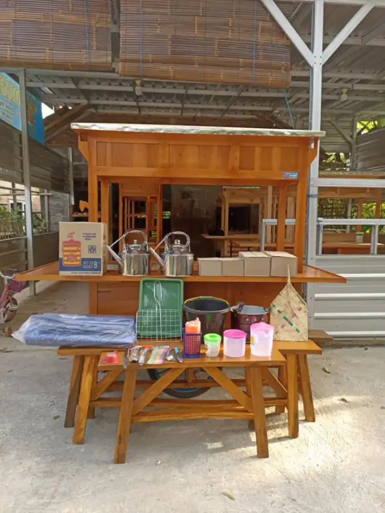 Jual Gerobak Angkringan,Bakso,Mie Ayam,Bubur,Roti BakardlL.Free ongkir