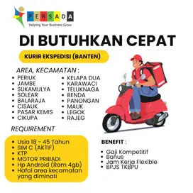 Lowongan Kerja Kurir Ekspedisi - Wilayah Banten