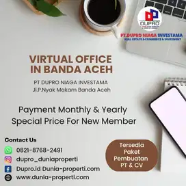 Virtual Office - Sewa Alamat Kantor Lokasi Strategis di Banda Aceh