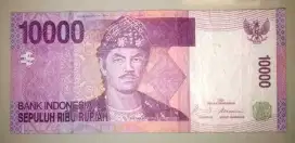 Uang Kertas Rp. 10.000 (Merah), 2009.