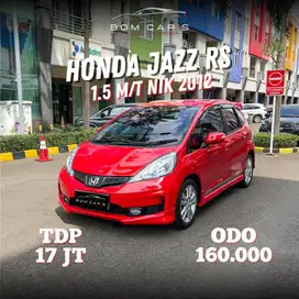 [ TDP 17 JUTA ] HONDA JAZZ 1.5 E BENSIN M/T NIK.2012