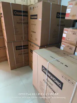 Freezer box canghong 110 liter new garansi resmi