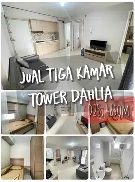 Jual 3BR furnished tower Dahlia apartemen Bassura City