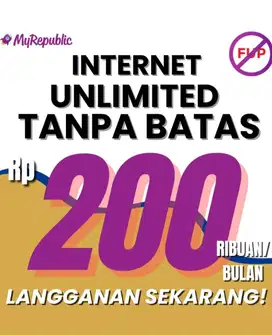 Pasang Wifi Myrepublic free biaya instalasi