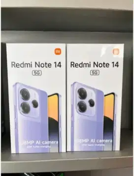 Xiaomi redmi note 14 5G 512gb ram 12gb dan8/256 5G